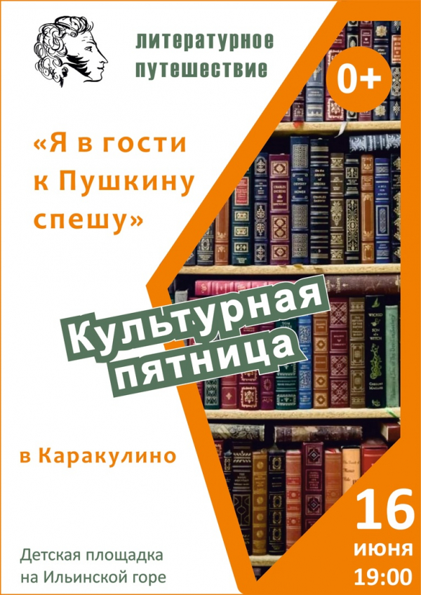 Литературное путешествие "Я в гости к Пушкину спешу"
